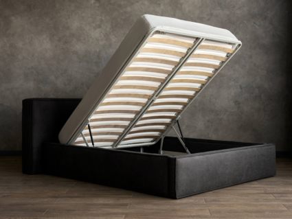 Кровать Сонум Europa Кашемир Голубой (с подъемным механизмом) 180х190