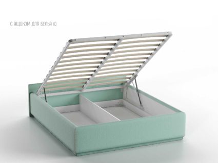 Кровать Nuvola Alba Velutto 14 (с подъемным механизмом) 140х200