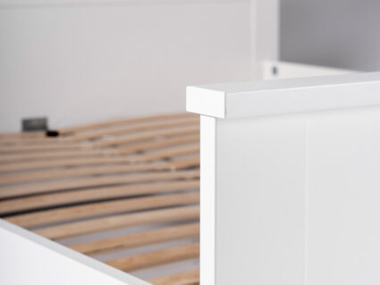 Кровать Гуд Лакк Сага серая 140х200