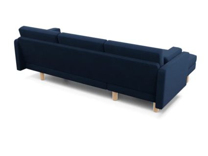 Диван Арско Ингвар угловой трехместный синий