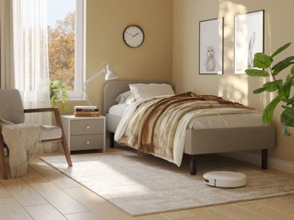 Кровать Сонум Hanna Багама серый 90х200