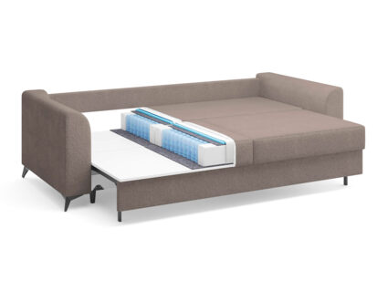 Диван Сонум Dario Тедди песочный Длина 240 см