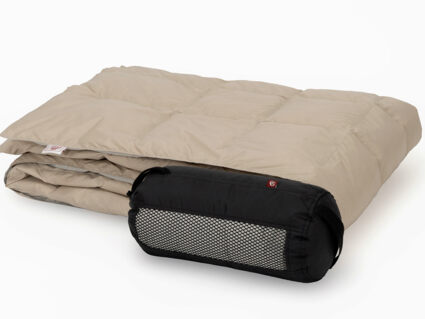 Плед German Grass Travel Plaid Grass дорожный (серо-бежевый) 140х200