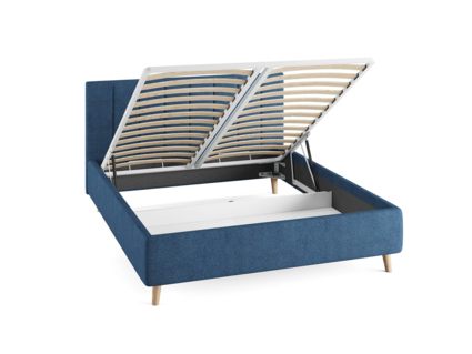 Кровать Сонум Alma Рогожка Песочная (с подъемным механизмом) 200х200