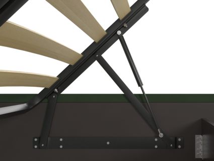 Кровать Lonax Милана велюр Dolly-2 (с подъемным механизмом) 160х190