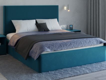 Кровать Lonax Фелиса велюр Dolly-8 (с основанием) 180х190