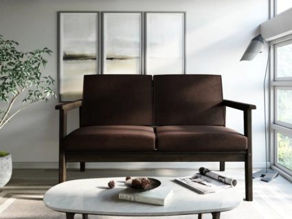 Диван Арско Лориан Мини двухместный коричневый
