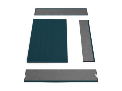 Кровать Lonax Кармела велюр Dolly-13 (с основанием) 160х190