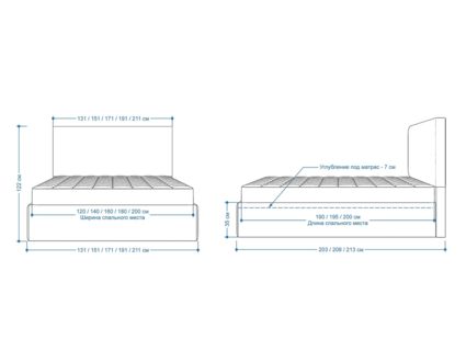 Кровать Lonax Фелиса велюр Dolly-8 (с основанием) 180х190
