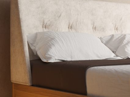 Кровать DreamLine Лацио 4 бук Натуральный/бежевый 120х195