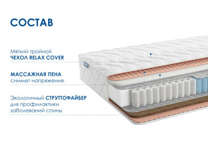 Матрас Димакс Relmas Solid 3Zone