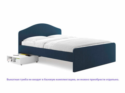 Кровать Сонум Emma Кашемир голубой 160х200