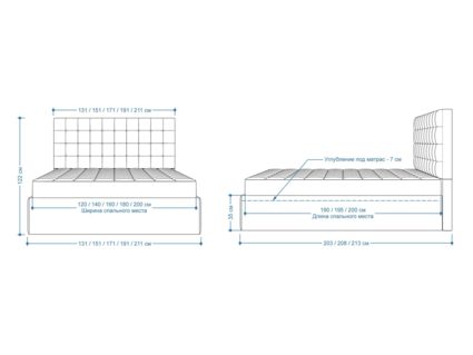 Кровать Lonax Аврора велюр Dolly-3 (с подъемным механизмом) 160х190