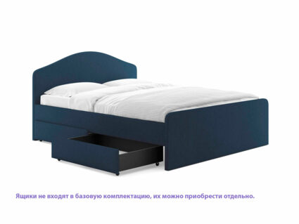 Кровать Сонум Emma Микровелюр белый