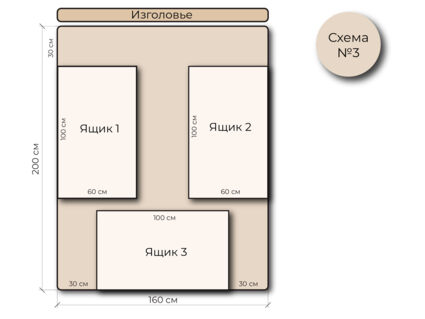 Кровать Mr.Mattress Site Box велюр Grey 160х195