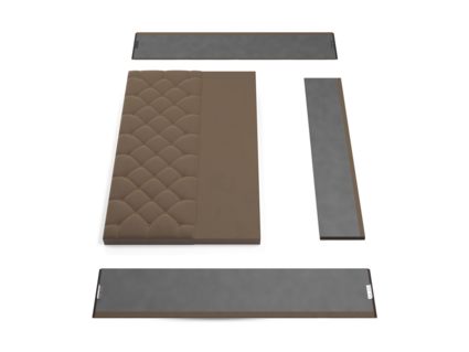 Кровать Lonax Элоиза велюр Dolly-13 (с основанием) 180х195