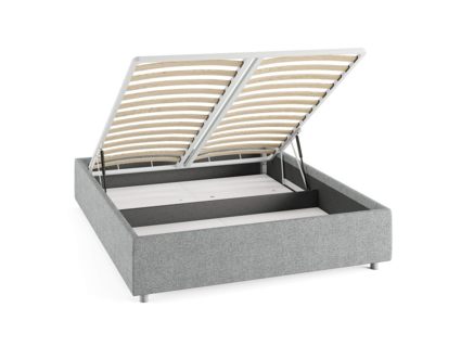 Кровать Сонум Scandinavia Кашемир Светло-серый (с подъемным механизмом) 90х190