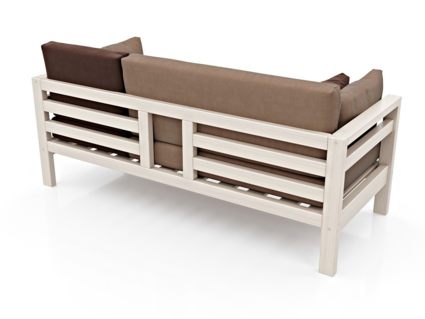 Диван Арско Домино трехместный коричневый Длина 178 см