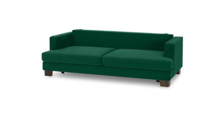 Диван Фиеста Мебель Марсель велюр Vivaldi 11 темно-зеленый