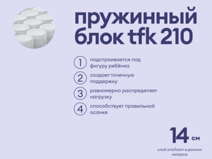 Матрас Базилик Бэби Мун 90х200