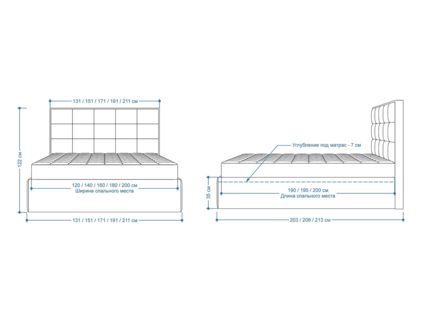 Кровать Lonax Адель велюр Dolly-1 120х190