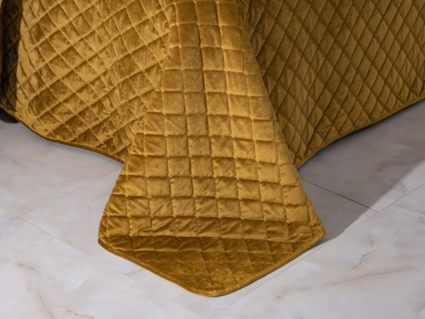 Покрывало Софи де Марко Натаниэль (горчичное) 240х260