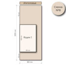 Кровать Mr.Mattress Site Box экокожа Beige 140х200