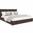 Кровать Beautyson Doris велюр Formula 238 коричневый 140х190