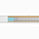 Матрас Denwir CLASSIC MIDDLE MEMO SOFT PLUS TFK 90х140